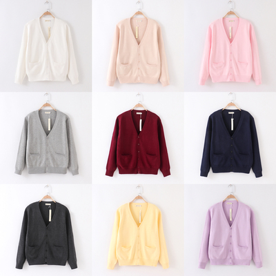 taobao agent Cotton student pleated skirt, knitted cardigan, sweater, jacket, uniform