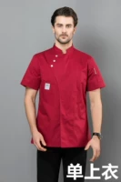 Красный, короткий рукав