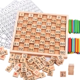 Деревянные цифровые учебные пособия для обучения математике Монтессори, детская цифровая игрушка, раннее развитие
