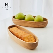 Vatican Nhật Bản phong cách tấm gỗ rắn cá tính sáng tạo trái cây sấy khô khay nhà hiện đại phòng khách bàn cà phê tấm snack - Tấm