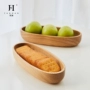 Vatican Nhật Bản phong cách tấm gỗ rắn cá tính sáng tạo trái cây sấy khô khay nhà hiện đại phòng khách bàn cà phê tấm snack - Tấm đũa gỗ cao cấp
