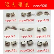 Đuôi cắm điện thoại di động cho OPPO a59 53 31 R11S 909 R9R11 phụ kiện giao diện sạc USB phổ biến