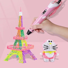 Ручка для граффити 3d打印笔儿童。 立体画笔耗材涂鸦神笔马良新年礼物三d打印笔pen