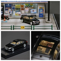 Master Mercedes Benz, черная металлическая реалистичная модель автомобиля, фигурка, масштаб 1:64, подарок на день рождения