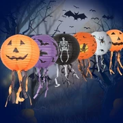 Đồ trang trí Halloween trắng Đạo cụ cảnh sắp xếp Jack Lantern Pumpkin Paper Lantern - Sản phẩm Đảng / Magic / Hiệu suất