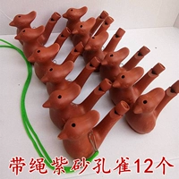 12 с веревкой -фиолетовым песком павлин