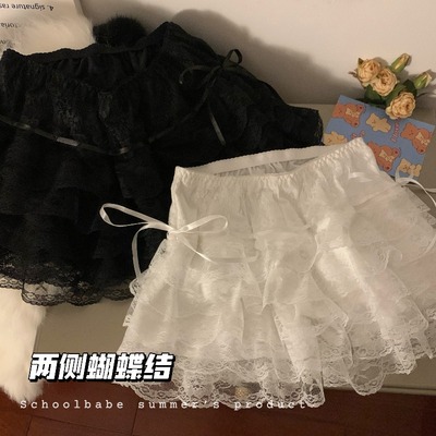 taobao agent White lace safe summer thin protective underware, shorts, Lolita style