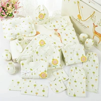 Bộ quần áo trẻ sơ sinh Hộp quà cho trẻ sơ sinh mùa xuân và bông mùa hè 0-3 tháng đồ chơi cho bé 3 tháng