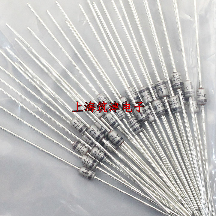 1W直插稳压管 12V 1N4742 IN4742A 4742 1瓦稳压二极管银色(10只)-淘宝网