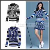 2017 mùa thu mới Hàn Quốc chính hãng mua thương hiệu golf ladies thời trang áo len áo len thể thao áo len áo len hàn quốc