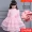2018 phiên bản Hàn Quốc mới của mùa thu đông cô gái đầm cộng với váy nhung mùa đông váy bé gái dài tay