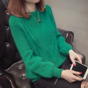 Đặc biệt hàng ngày mùa xuân Hàn Quốc phiên bản mới vòng cổ áo thun là mỏng đan đáy áo sơ mi áo sơ mi lỏng lẻo màu áo len phụ nữ