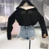 Trùm đầu mỏng dài tay đan áo nữ 2018 mới của Hàn Quốc phiên bản của mùa hè lỏng quan điểm rắn màu kem chống nắng áo sơ mi hàng đầu Đan Cardigan