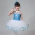Trẻ em ngày mới trẻ em phong cách công chúa váy sequin váy váy váy khiêu vũ hợp xướng trang phục nước ngoài - Trang phục Trang phục