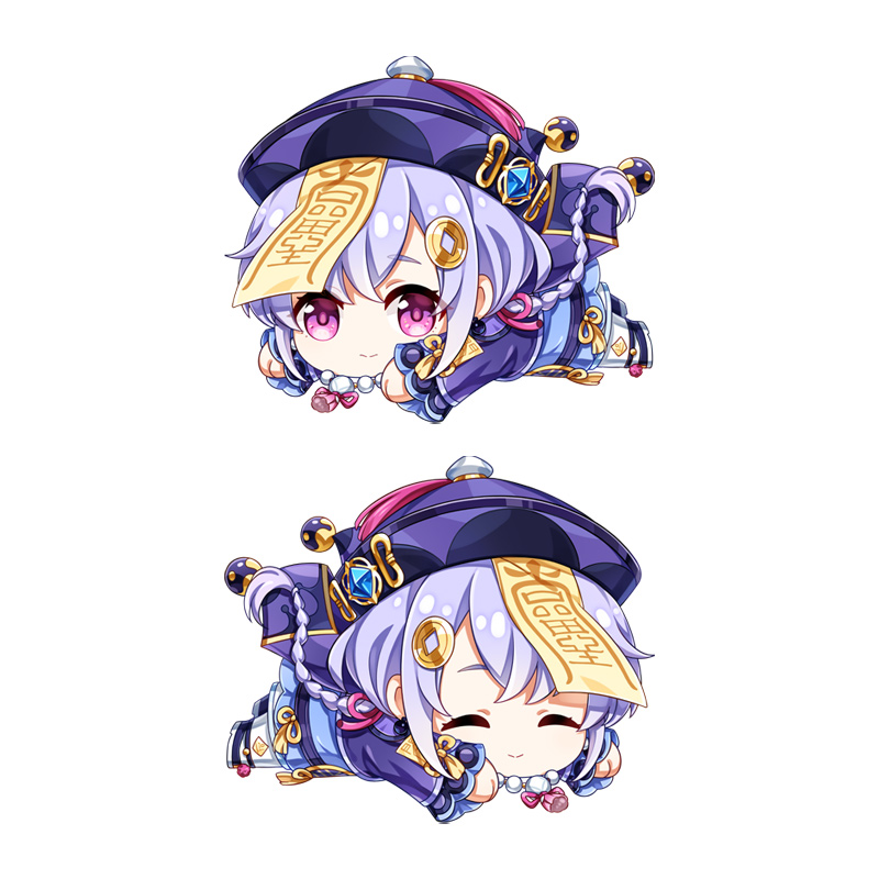 Yuanshen Qiqi, Lie DownSteamed bread Club quadratic element Animation surrounding primary god Zhong Li walnut Pillow Cushion moment Fine timely rain Kori Slim