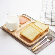 Nhật bản-phong cách Elm Sơn-miễn phí Nối Gỗ Món Ăn Cho Người Sành Ăn Chụp Ảnh Tấm Gỗ Chia Gỗ Ba Chiều Ăn Sáng Tấm