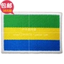 Gabon cờ armband arm arm sticker vải dán thêu có thể được tùy chỉnh công ty Logo logo Velcro miếng dán quần áo hình hoa