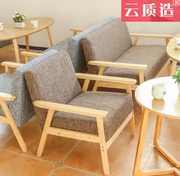 Phòng khách bàn cà phê tiếp tân phòng sofa da mới sofa văn phòng sofa lười Internet cafe dễ dàng lắp đặt nội thất căn hộ - FnB Furniture