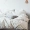 Bông bốn mảnh kẻ sọc cotton ba mảnh bộ chăn ga trải giường chăn gió Bắc Âu trừu tượng đơn giản 1,8 m - Bộ đồ giường bốn mảnh