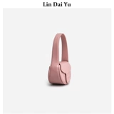 Летняя небольшая дизайнерская розовая сумка подмышку, сумка на одно плечо, премиум класс