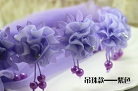 Висящие бусины/фиолетовый