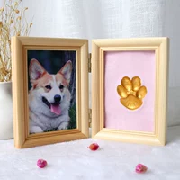 Lifeong Wood рама светло -розовая грязь+золотой лак