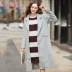 Bán giải phóng mặt bằng đặc biệt Ayilian mùa đông phụ nữ thời trang đích thực Phiên bản Hàn Quốc của chiếc áo len tự thắt eo dài phần nữ - Áo Hàn Quốc áo khoác dạ nữ dáng dài Áo Hàn Quốc