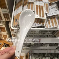 宜家 Внутренняя покупка Ikea Fagrik Spoon Spoon, Spoon Spoon, Small Puff 6 кусочков белых