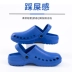 Doctor operating room hole-in-the-wall slippers hospital laboratory intensive care unit nurses men and women waterproof protective toe-toe non-slip shoes 