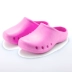 Doctor operating room hole-in-the-wall slippers hospital laboratory intensive care unit nurses men and women waterproof protective toe-toe non-slip shoes 