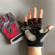 Thể thao phòng tập thể dục găng tay tay găng tay palm đào tạo nữ nửa ngón tay thở non-slip quả tạ xe đạp ngang bar tập thể dục