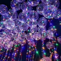 Прозрачный светодиодный воздушный шар, украшение, вечернее платье, макет, 18 дюймов, популярно в интернете