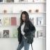 2019 mùa thu mới sang trọng phiên bản Hàn Quốc của bf fan da đen lỏng lẻo xe cỡ lớn áo khoác da học sinh nữ - Quần áo da Quần áo da