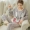 Bộ đồ ngủ cha mẹ và con gái flannel dài tay phiên bản Hàn Quốc của mùa thu đông mới