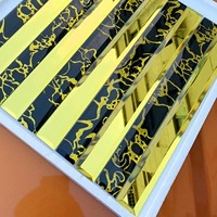 Длинное измельчение золотого зеркала черное золото дракон