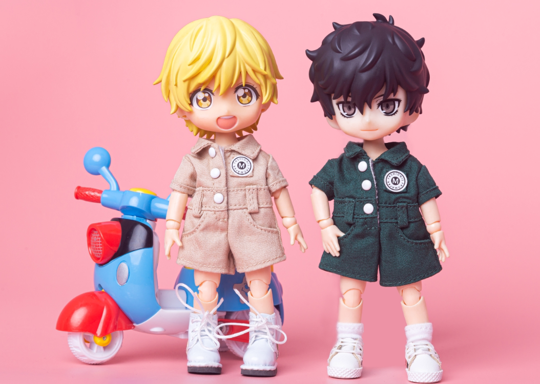 Облаченный в подарок набор для куклы OB11 GSC BJD Body9 YMY Ларец сокровищ Pennie's UFDOLL рабочие брюки