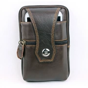 Túi da nam đa chức năng da bò thắt lưng da Túi da nhỏ 5 inch 5.5-5.8 túi điện thoại di động