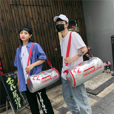 taobao agent Capacious shoulder bag for fitness, waterproof sports bag strap, internet celebrity