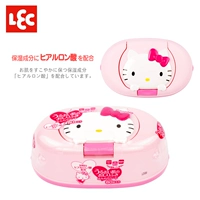 Nhật Bản nhập khẩu Emollient em bé Hello kitty khăn lau di động đóng hộp 80 bơm E102 - Khăn ướt khăn ướt cho trẻ sơ sinh