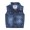 Quần áo trẻ em nam denim quần áo vest 2019 mùa xuân và mùa thu trẻ em vest lỗ lỗ cardigan bé trai vest vest - Áo ghi lê