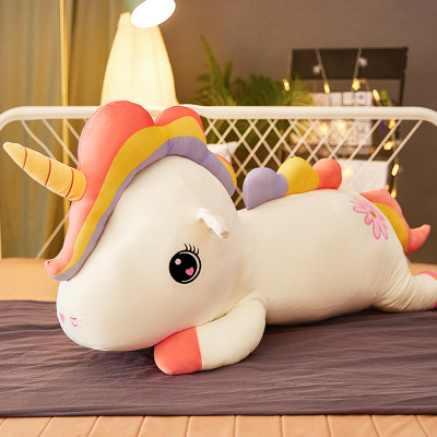taobao agent Unicorn doll plush toy girl cloth doll cute super soft girl heart doll children super large pillow pillow
