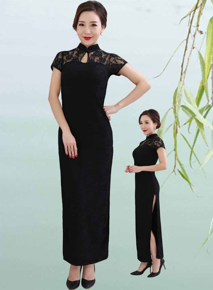  XXL recommended 120-135 catties+Black silk black round placket   + $3.30 