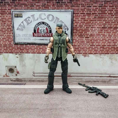 taobao agent Dark source 1/18 soldiers accessories scene floor background Sour rain 3.75 -inch 2.5 -inch military warrior model model