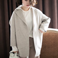 Chống mùa thu 2018 lông cừu mới len áo len nữ Hàn Quốc phiên bản của một nhỏ áo len ngắn áo khoác bomber nữ