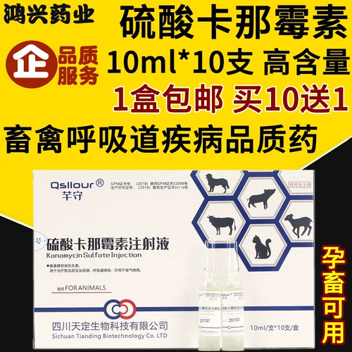 Серная кислота кокициновые собаки и зверь с ветеринарными кошками, свиньи, трахеитом, кроликом и птицей 10 ци, кашель, кашель, кашель, астма