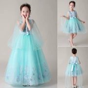 Cô gái nhỏ chủ nhà váy váy cao cấp trang phục trẻ em 10 tuổi 12 lễ tăng trưởng cô gái công chúa áo choàng - Váy trẻ em