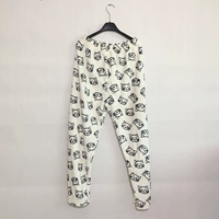 Mùa thu và mùa đông cặp vợ chồng nam nữ dễ thương in dày pyjama quần nhà quần quần san hô lông cừu flannel quần cotton nam