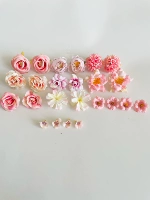 Розовая цветочная система.