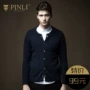 Phong cách PINLI Slim thời trang áo len cardigan nút áo len B163410312 áo len nam đẹp