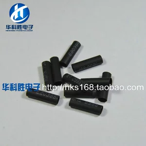 Черный ультратонкий трубчатый манжет, 10mm, 100 шт